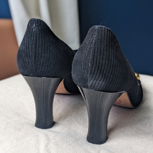 Lulu Guinness Corduroy Court Heels - Picture 6 of 8